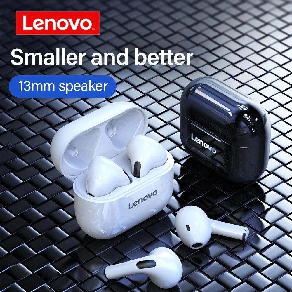 Fones de ouvido sem fio originais Lenovo