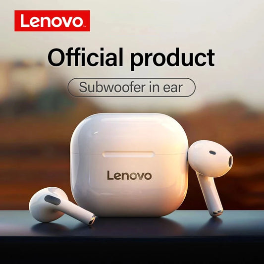 Fones de ouvido sem fio originais Lenovo