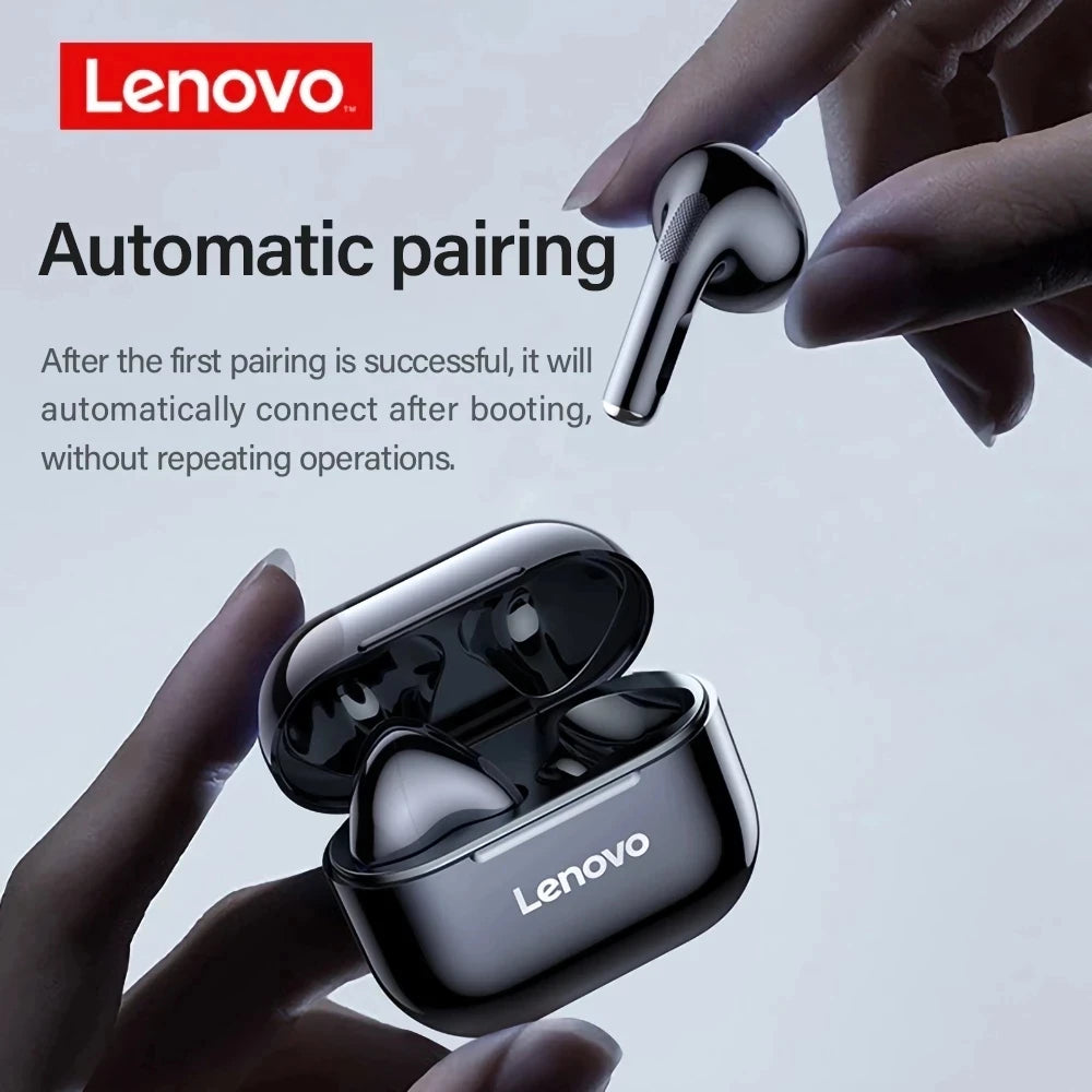 Fones de ouvido sem fio originais Lenovo