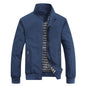 Jaqueta bomber slim casual sólida da moda primavera/outono 2025