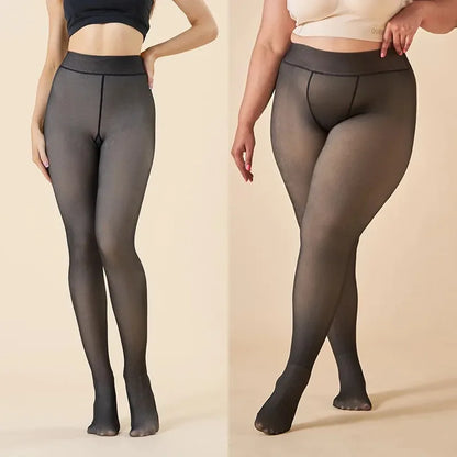 Meia-calça feminina quente de inverno