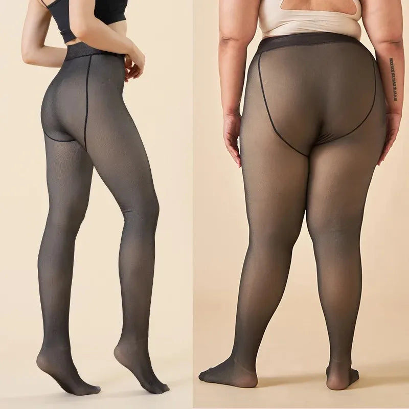 Meia-calça feminina quente de inverno