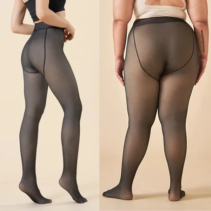 Meia-calça feminina quente de inverno