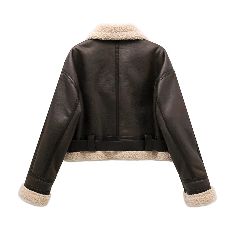 Nova Moda Feminina Grossa Quente