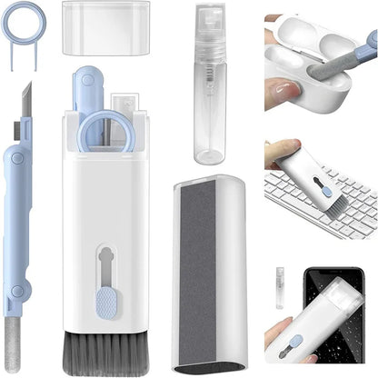 Caneta de limpeza com escova para AirPods, laptop, fones de ouvido Bluetooth