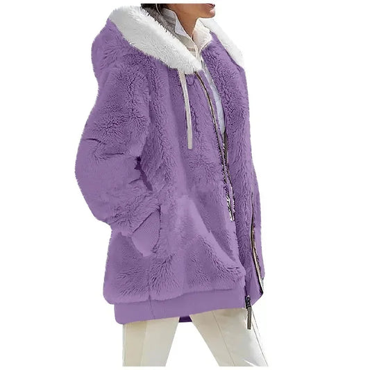 Casaco Feminino Novo Casual Com Capuz