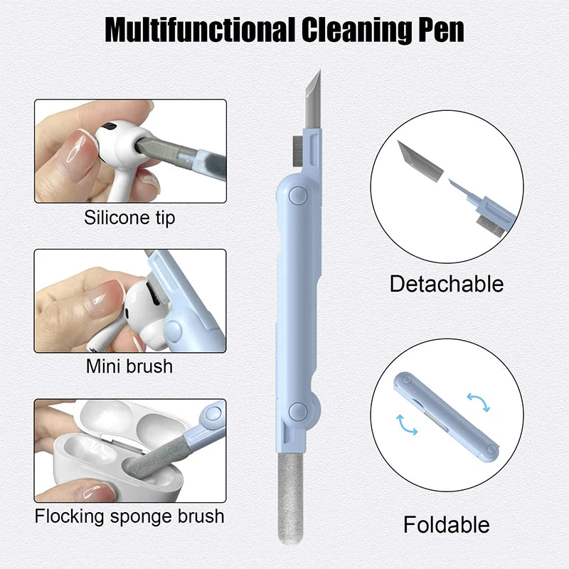 Kit de limpeza multifuncional 7 em 1