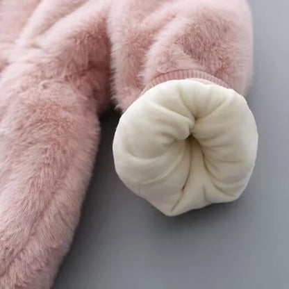 Casaco de inverno para meninas, superquente