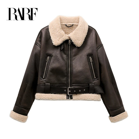 Nova Moda Feminina Grossa Quente