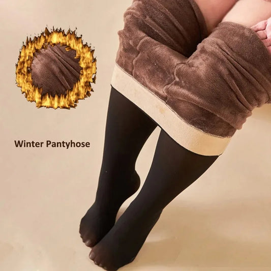 Meia-calça feminina quente de inverno