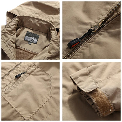 Jaqueta impermeável masculina