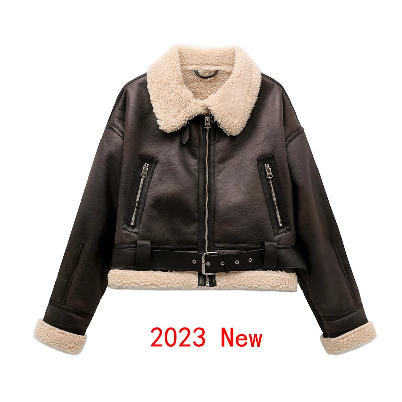 Nova Moda Feminina Grossa Quente