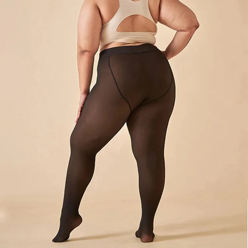 Meia-calça feminina quente de inverno