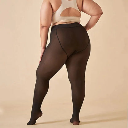 Meia-calça feminina quente de inverno